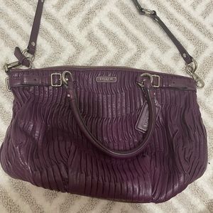 Plum Coach Purse